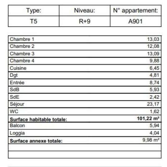  Annonces 75017 : Appartement | VITRY-SUR-SEINE (94400) | 100 m2 | 396 000 &euro; 