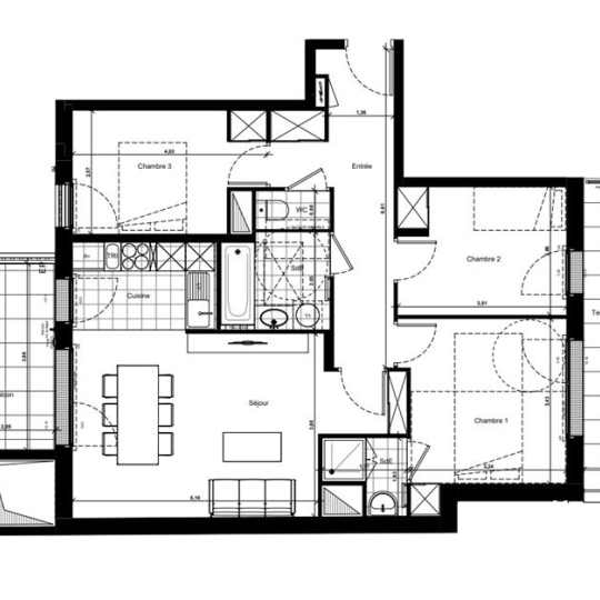  Annonces 75017 : Appartement | NANTERRE (92000) | 77 m2 | 4 410 000 &euro; 